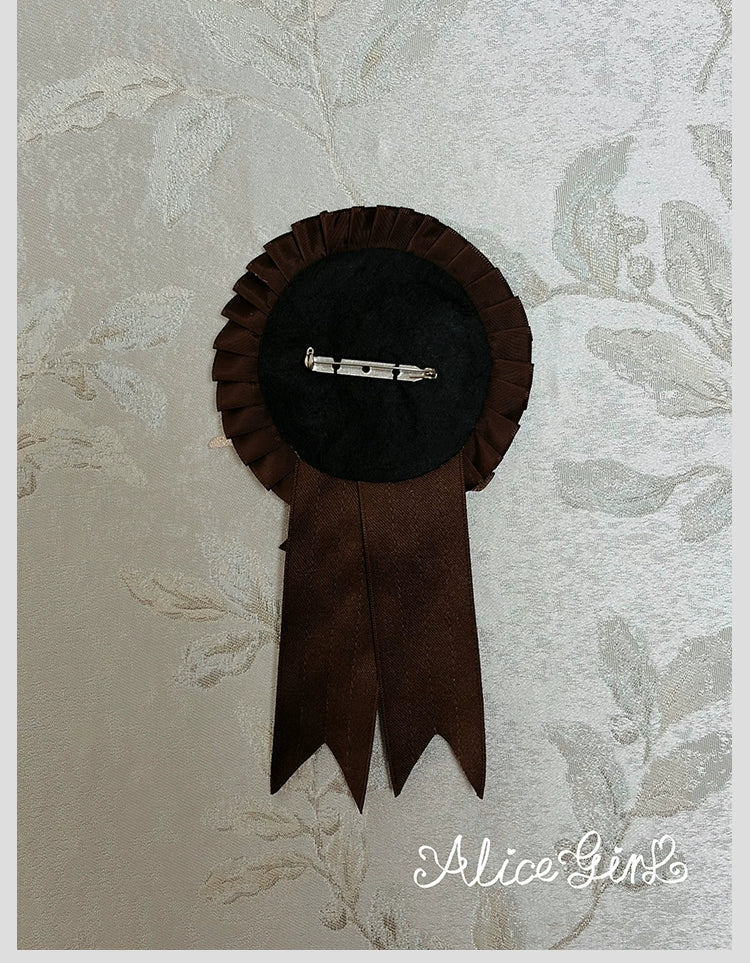 Alice Girl - Duke of Victoria - Classic Lolita Top Hat & Brooch - Image 9