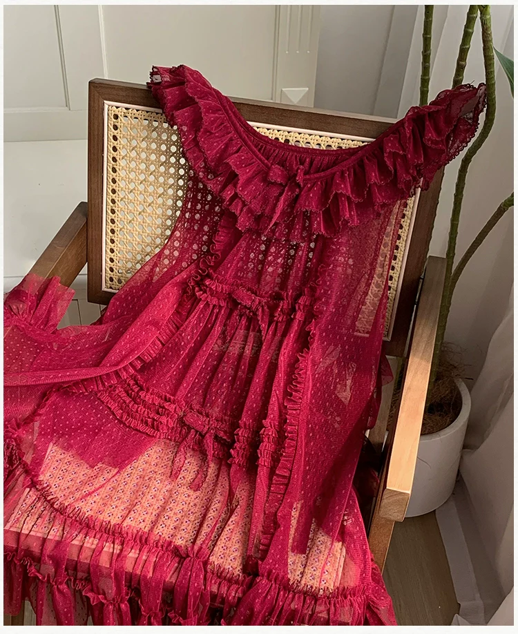 With PUJI - Letters and Poetry - Classic Lolita Tulle Over-Skirt for Summer - Image 27
