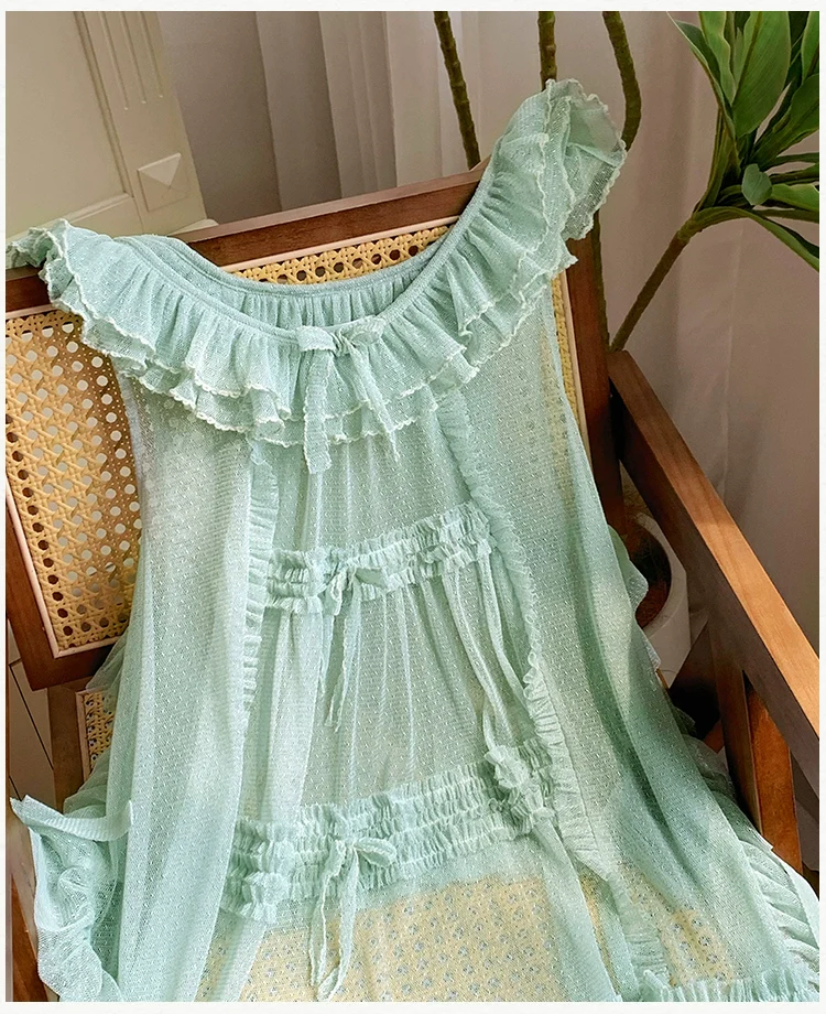 With PUJI - Letters and Poetry - Classic Lolita Tulle Over-Skirt for Summer - Image 29