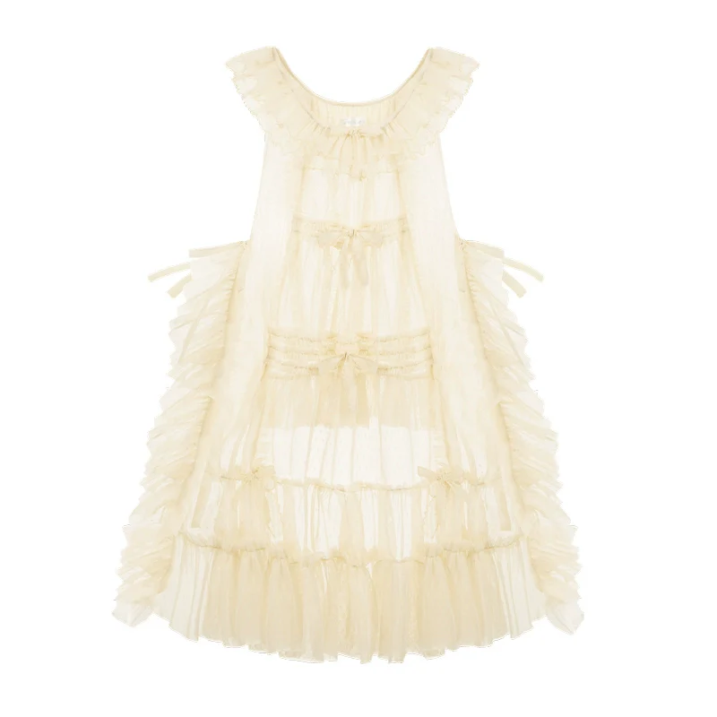 With PUJI - Letters and Poetry - Classic Lolita Tulle Over-Skirt for Summer - Image 30