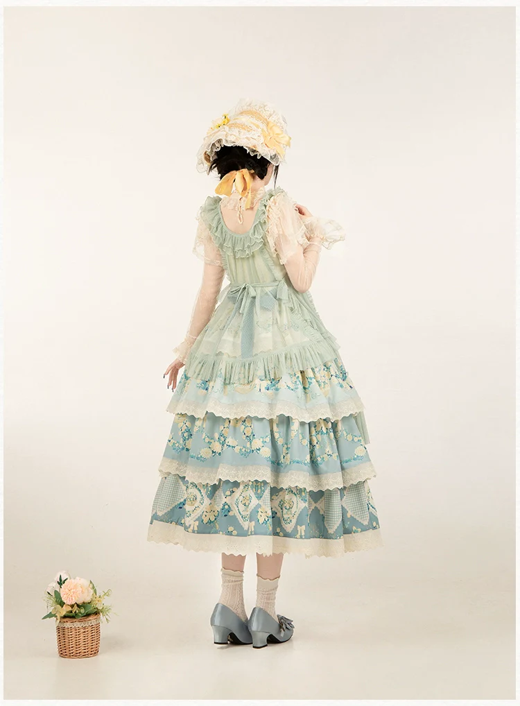 With PUJI - Letters and Poetry - Classic Lolita Tulle Over-Skirt for Summer - Image 5