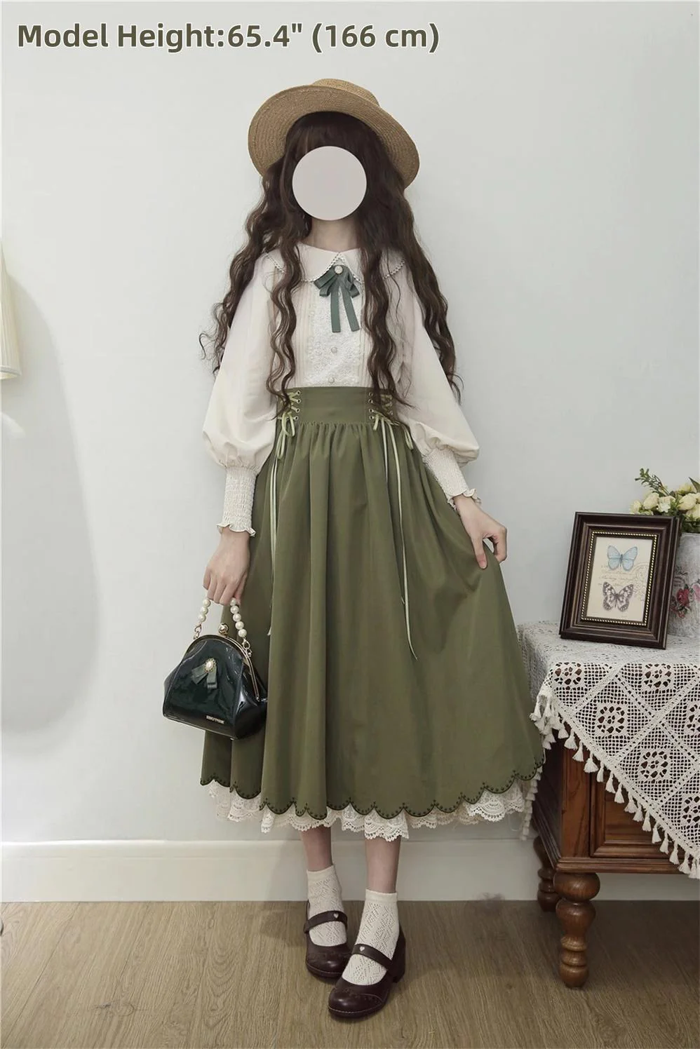 Countess's Autumn Travel - Vintage Lolita Shirt and Skirt - Image 20