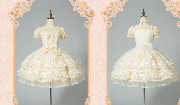Puppets and Doll - Sweet Lolita OP Dress Multicolor - Image 21