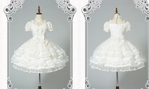 Puppets and Doll - Sweet Lolita OP Dress Multicolor - Image 25