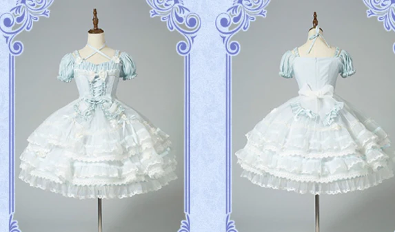 Puppets and Doll - Sweet Lolita OP Dress Multicolor - Image 27