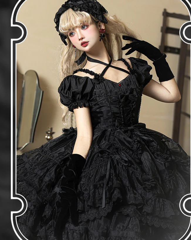 Puppets and Doll - Sweet Lolita OP Dress Multicolor - Image 29