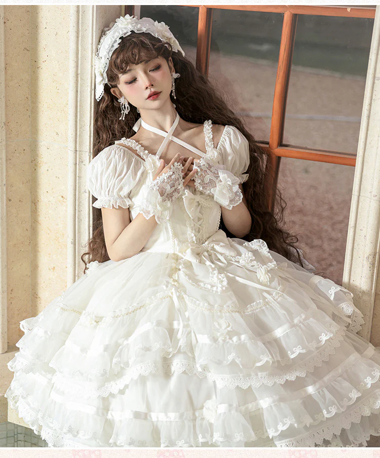 Puppets and Doll - Sweet Lolita OP Dress Multicolor - Image 3