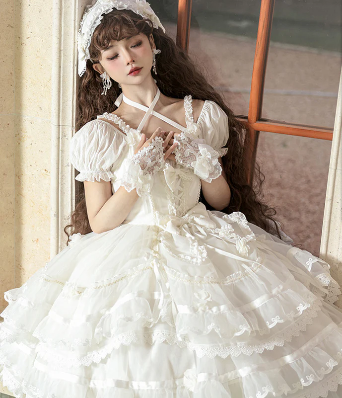 Puppets and Doll - Sweet Lolita OP Dress Multicolor - Image 31