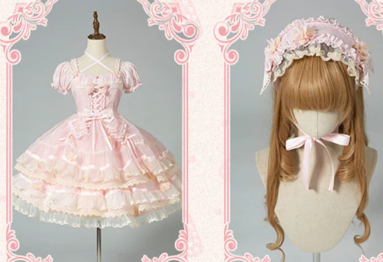 Puppets and Doll - Sweet Lolita OP Dress Multicolor - Image 33