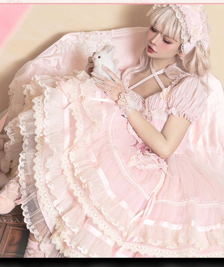 Puppets and Doll - Sweet Lolita OP Dress Multicolor - Image 4
