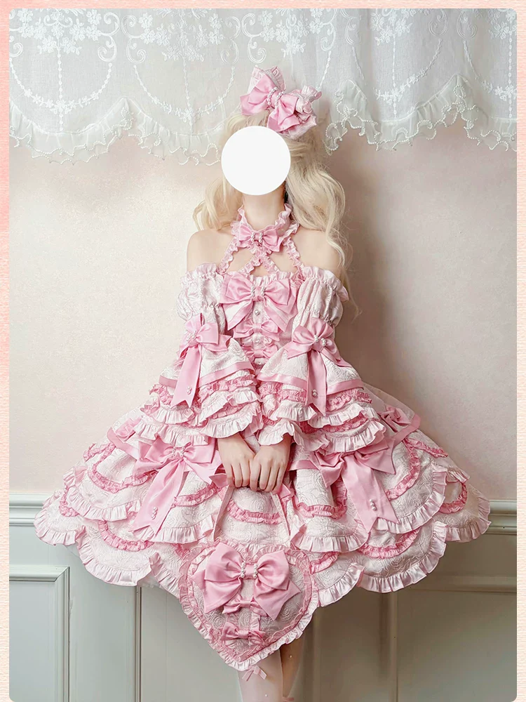 Sweetheart Petal - Color Block Sweet Lolita KC, Heart-shaped Bag - Image 17