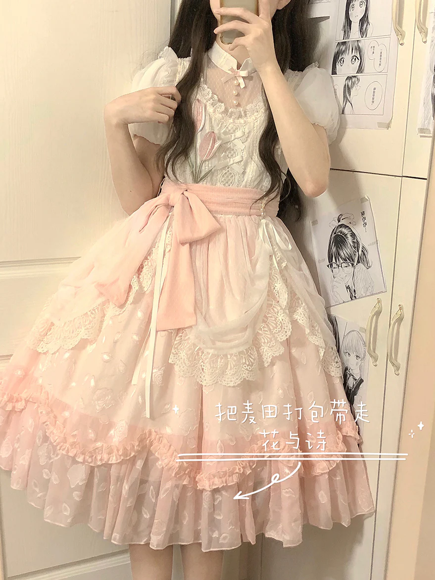 Elegant Lolita Dress Short Sleeve OP - Image 25