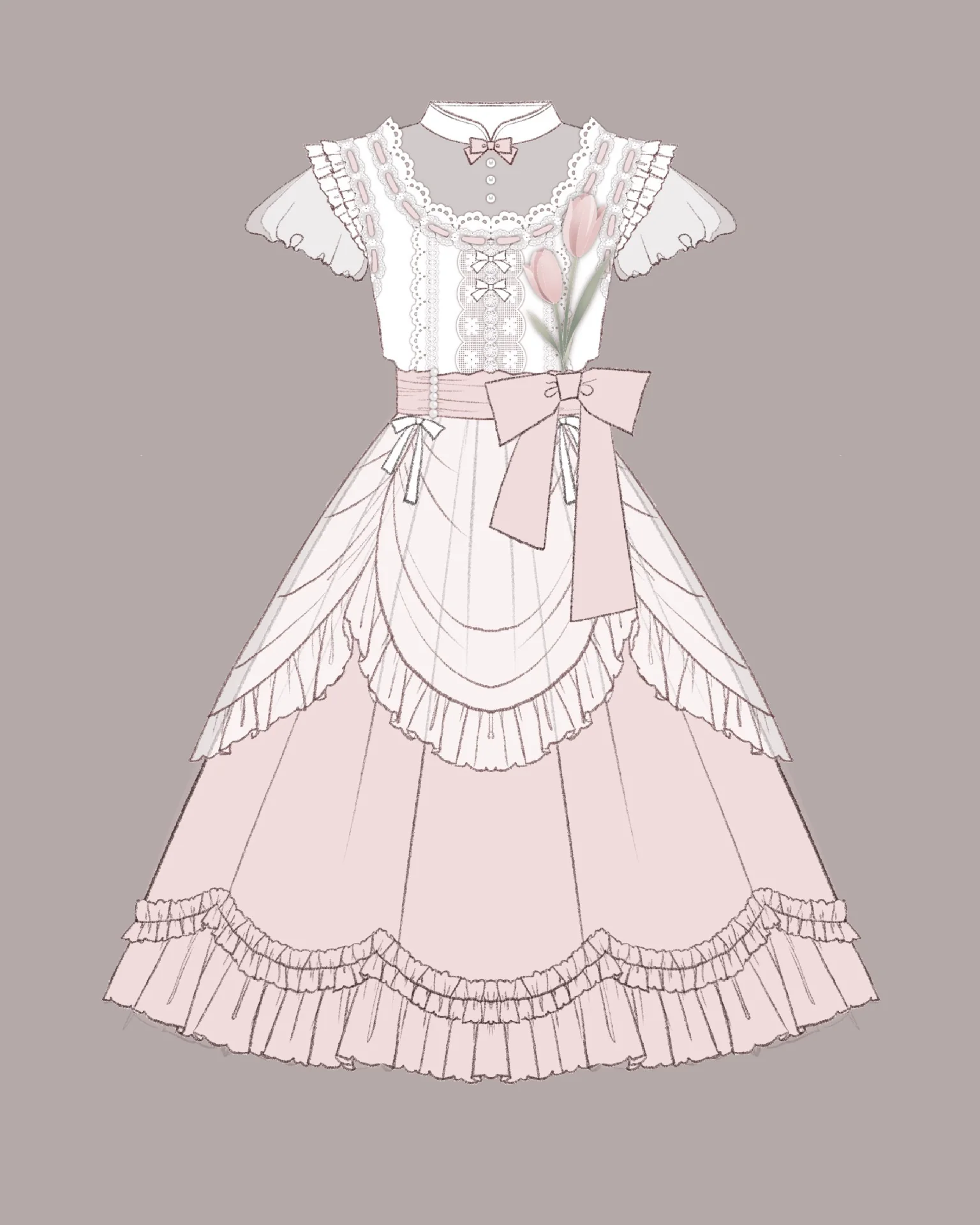 Elegant Lolita Dress Short Sleeve OP - Image 7