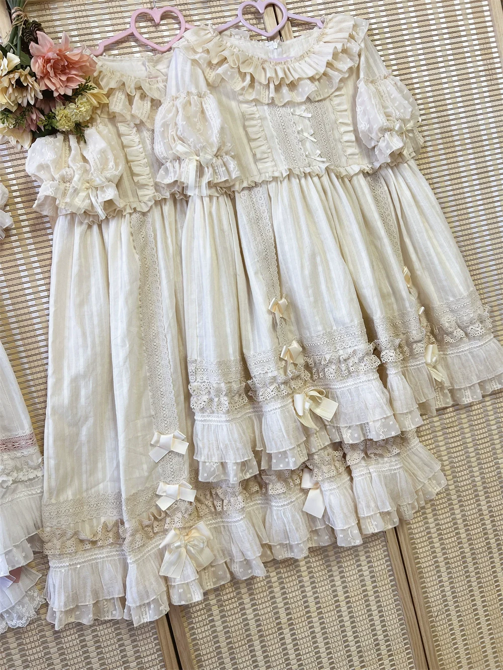 Meow Lullaby - Cotton Kawaii Lolita OP Dress with Removable Kitty Apron - Image 22