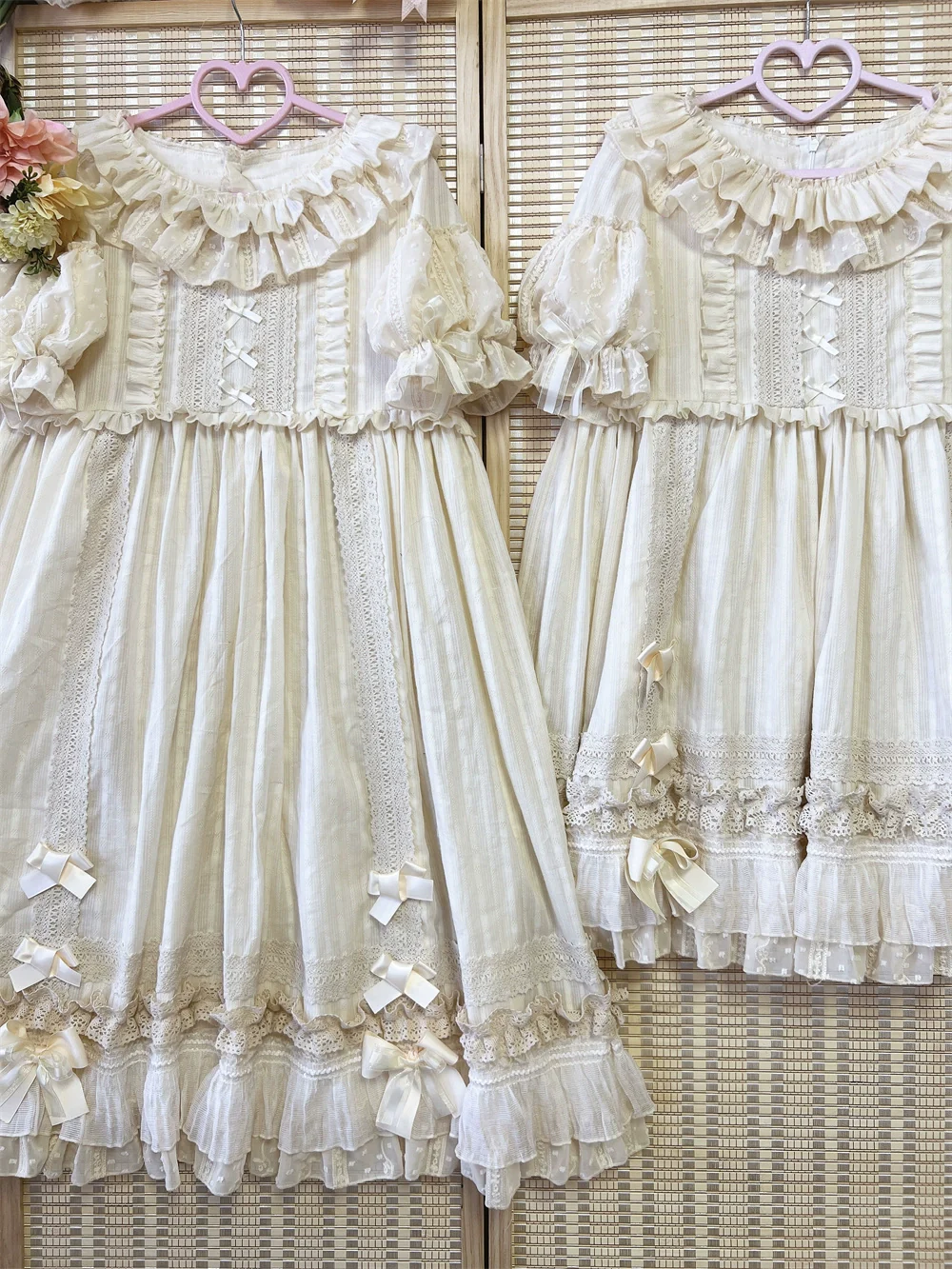Meow Lullaby - Cotton Kawaii Lolita OP Dress with Removable Kitty Apron - Image 24