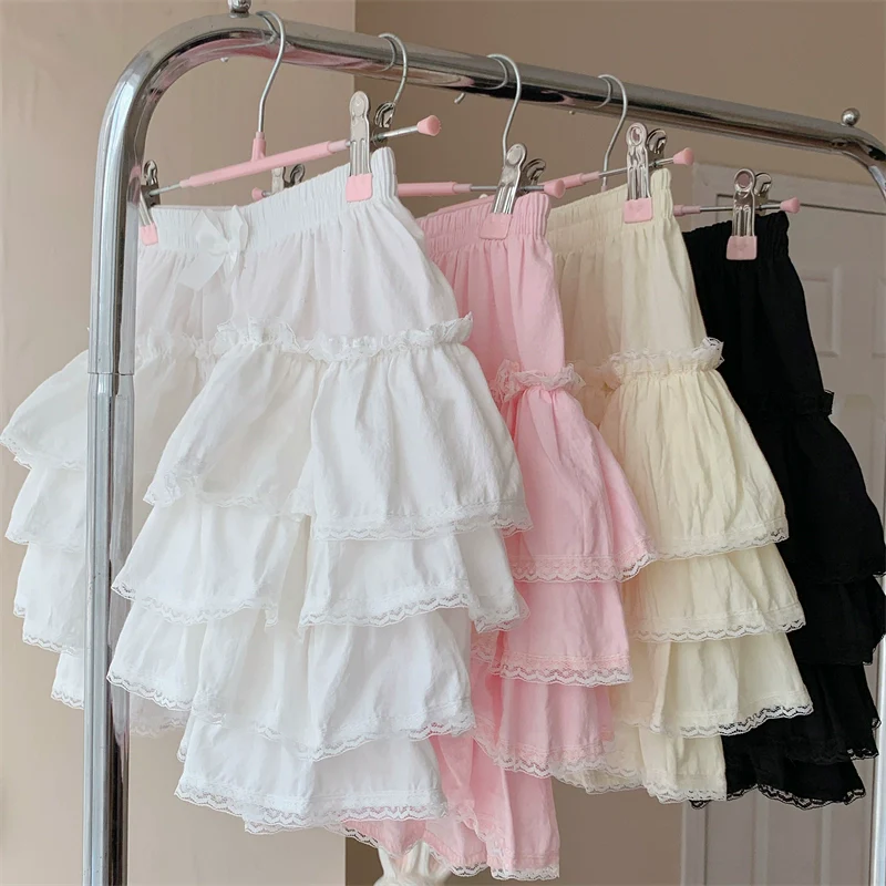Cotton Lolita Bloomer, Loose Ruffled Hem - Image 10