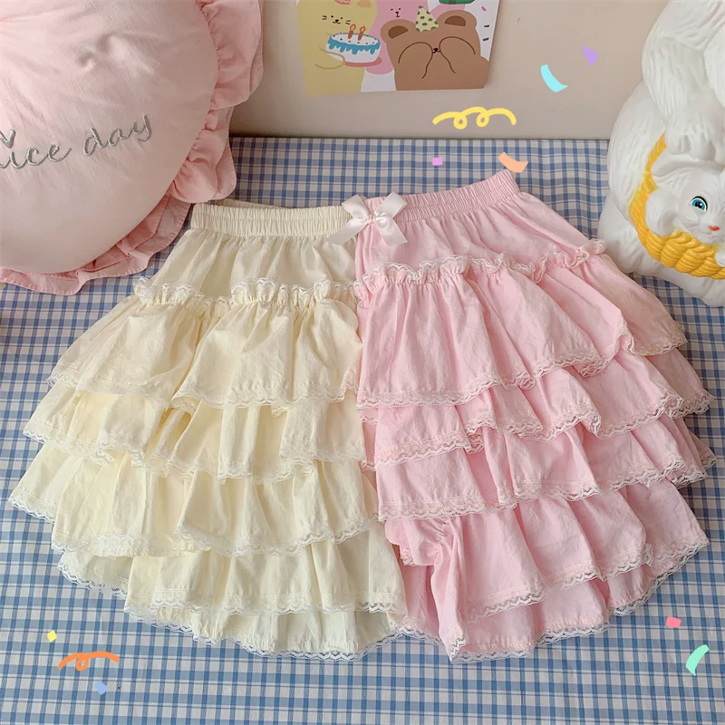 Cotton Lolita Bloomer, Loose Ruffled Hem - Image 11