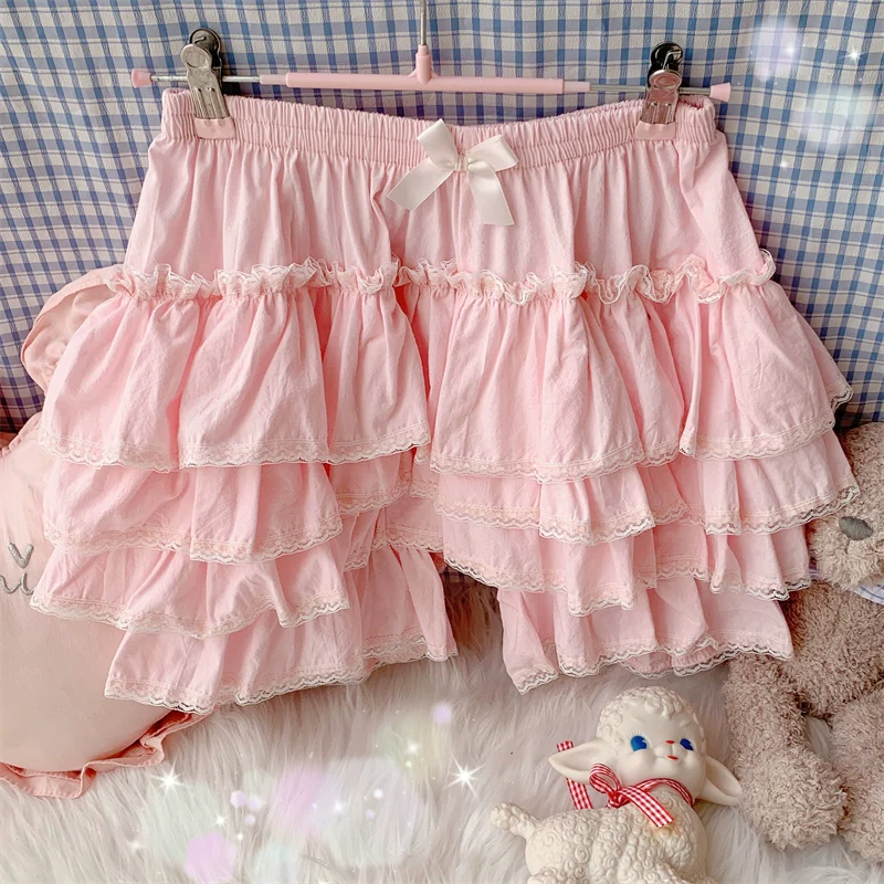 Cotton Lolita Bloomer, Loose Ruffled Hem - Image 16