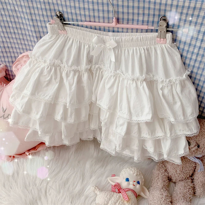 Cotton Lolita Bloomer, Loose Ruffled Hem - Image 17
