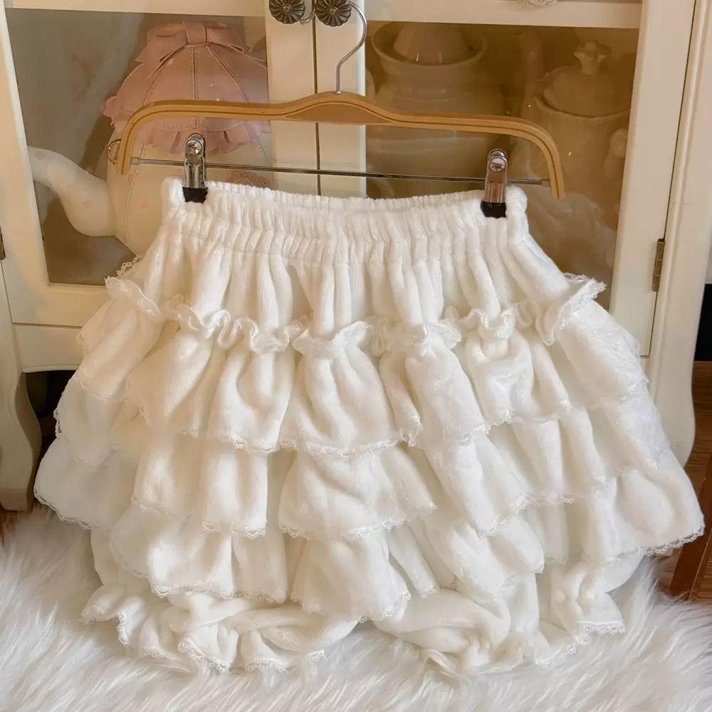 Cotton Lolita Bloomer, Loose Ruffled Hem - Image 18