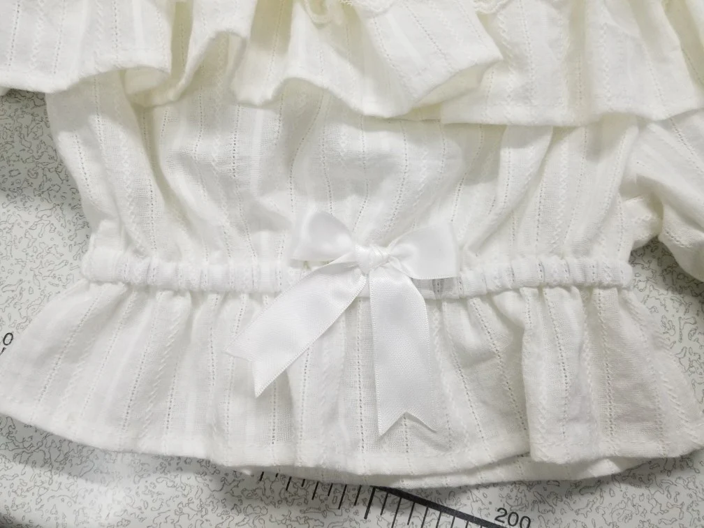 Cotton Lolita Bloomers, Tiered Ruffles - Image 7