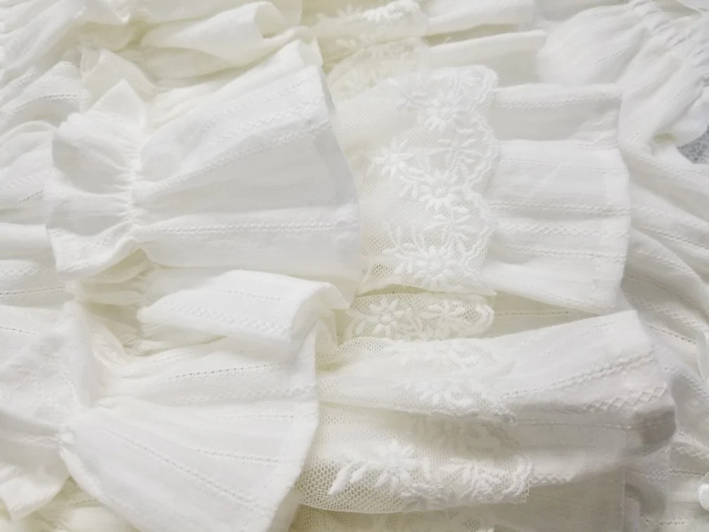 Cotton Lolita Bloomers, Tiered Ruffles - Image 8