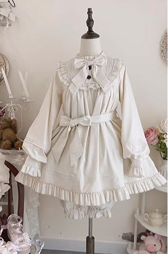 Lullaby - Cotton Lolita OP Dress Kawaii Lolita Bloomers - Image 25