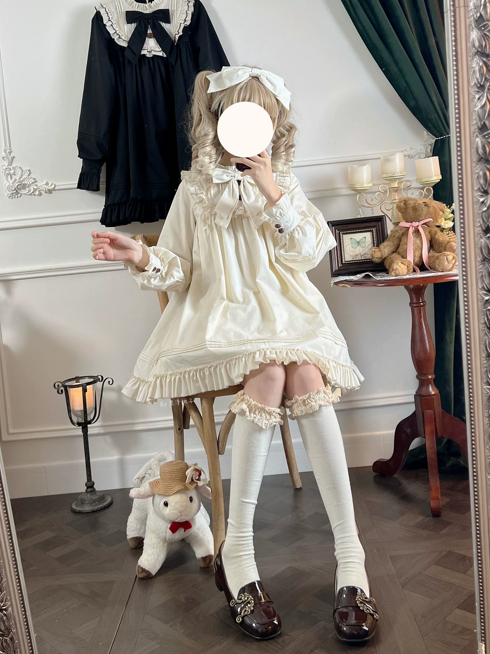 Lullaby - Cotton Lolita OP Dress Kawaii Lolita Bloomers - Image 3