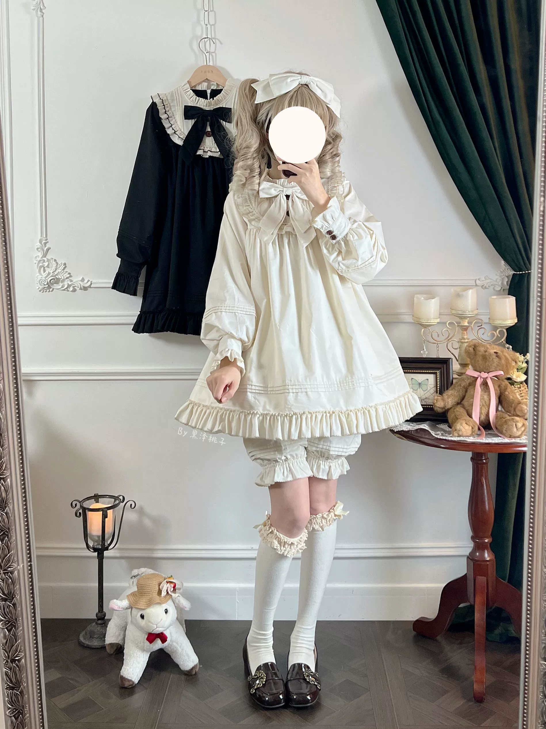 Lullaby - Cotton Lolita OP Dress Kawaii Lolita Bloomers - Image 4