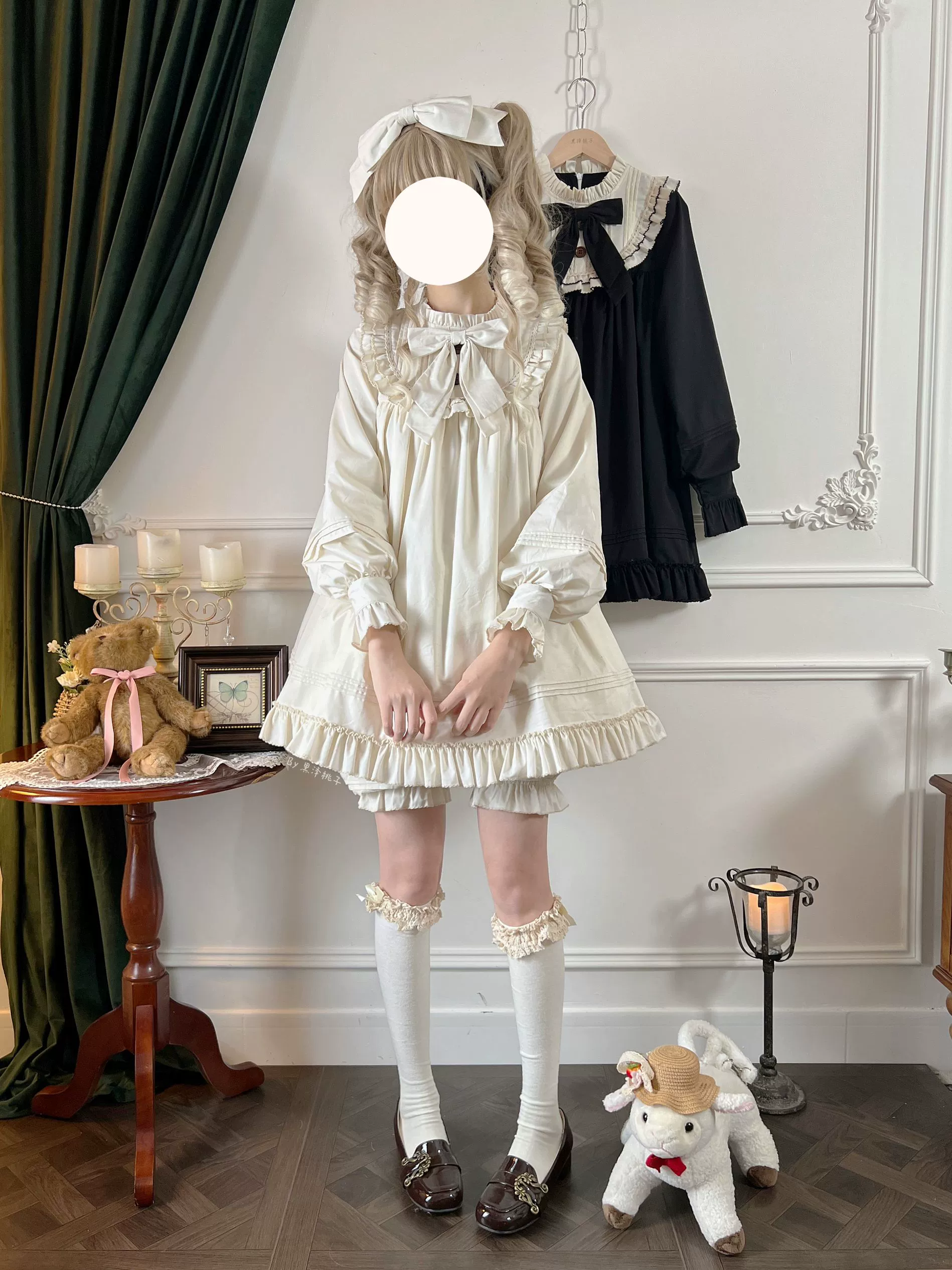 Lullaby - Cotton Lolita OP Dress Kawaii Lolita Bloomers - Image 5