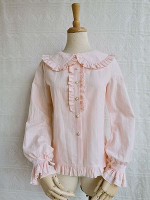Cotton Sweet Lolita Blouse, Flounce Ruffles - Image 16