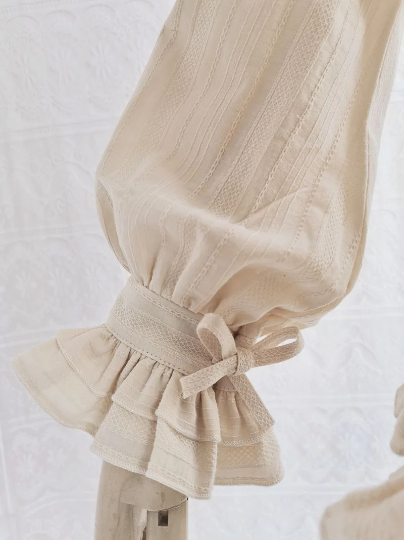 Cotton Sweet Lolita Blouse, Flounce Ruffles - Image 23