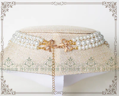 Customized Lolita Pearl Necklace with Gemstone Pendants - Image 25