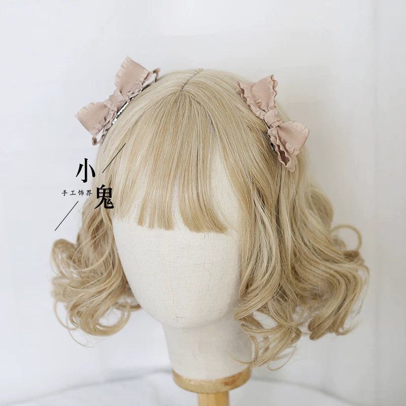 Xiaogui - Cute Lolita Headwear Ponytail Hairclips Daily Lolita Accessories - Image 11