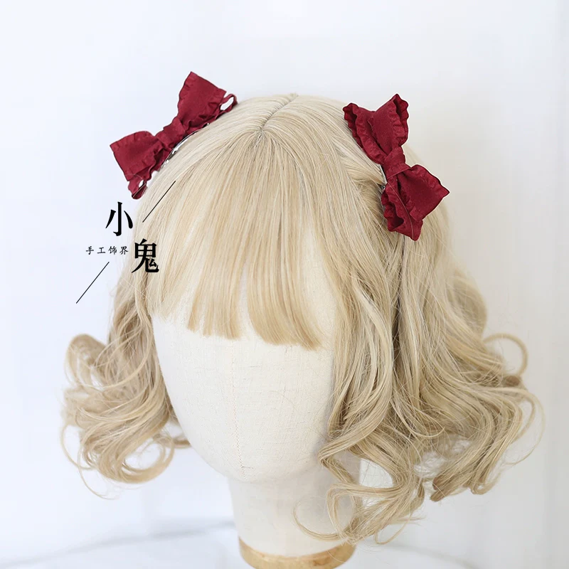 Xiaogui - Cute Lolita Headwear Ponytail Hairclips Daily Lolita Accessories - Image 12