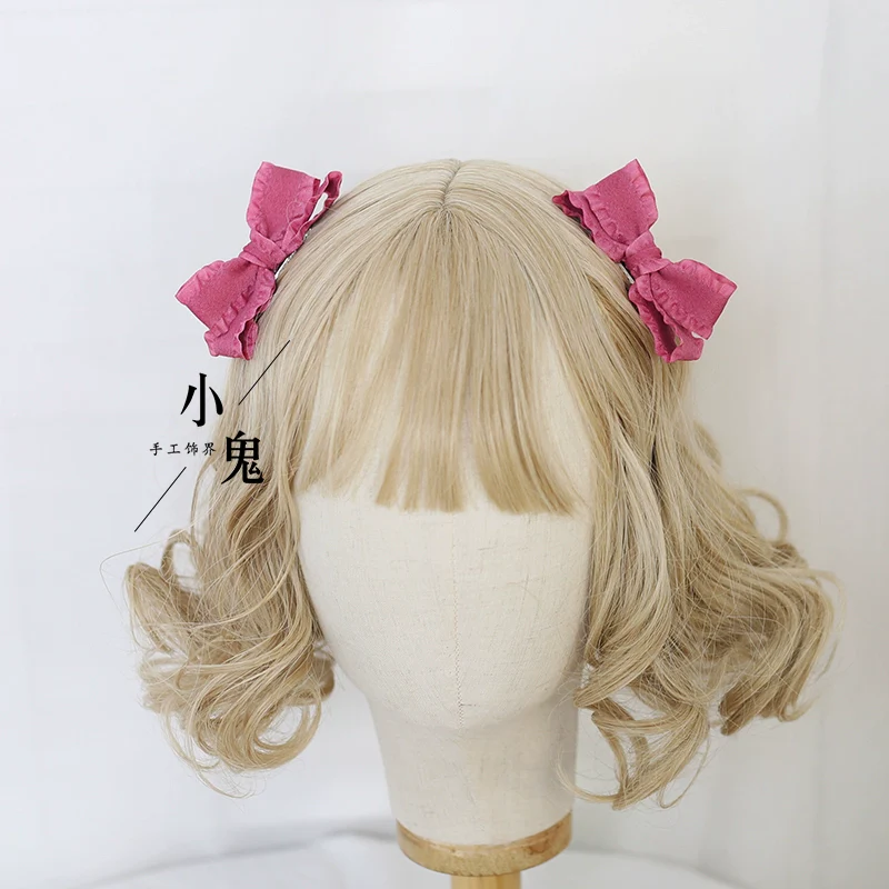 Xiaogui - Cute Lolita Headwear Ponytail Hairclips Daily Lolita Accessories - Image 14