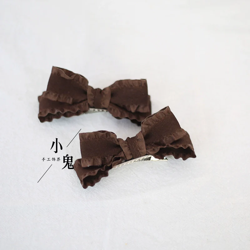 Xiaogui - Cute Lolita Headwear Ponytail Hairclips Daily Lolita Accessories - Image 17