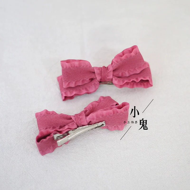 Xiaogui - Cute Lolita Headwear Ponytail Hairclips Daily Lolita Accessories - Image 20