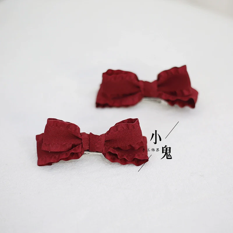 Xiaogui - Cute Lolita Headwear Ponytail Hairclips Daily Lolita Accessories - Image 21