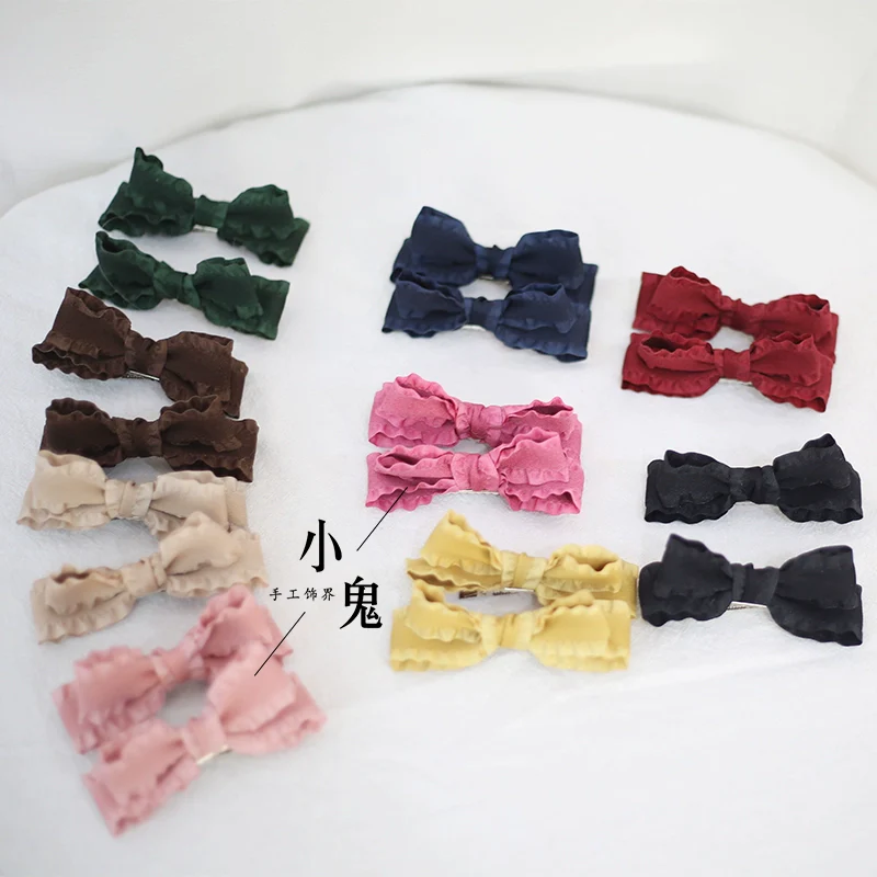 Xiaogui - Cute Lolita Headwear Ponytail Hairclips Daily Lolita Accessories - Image 3