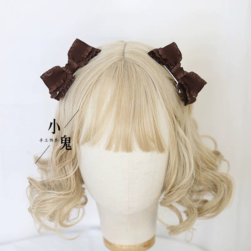 Xiaogui - Cute Lolita Headwear Ponytail Hairclips Daily Lolita Accessories - Image 8