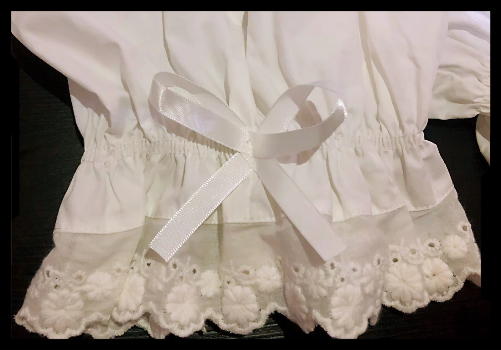 Daily Cotton Lolita Bloomers, Black and White - Image 8