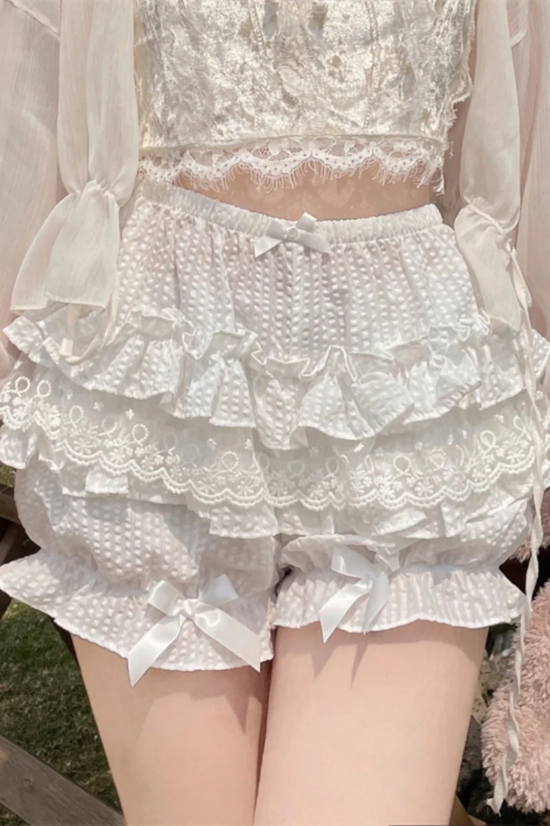 Daily Lolita Bloomers, Lace Leggings for Summer Wear - Image 12