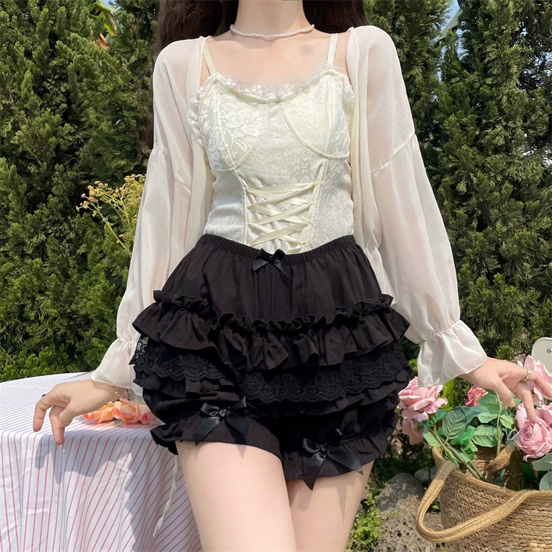 Daily Lolita Bloomers, Lace Leggings for Summer Wear - Image 14