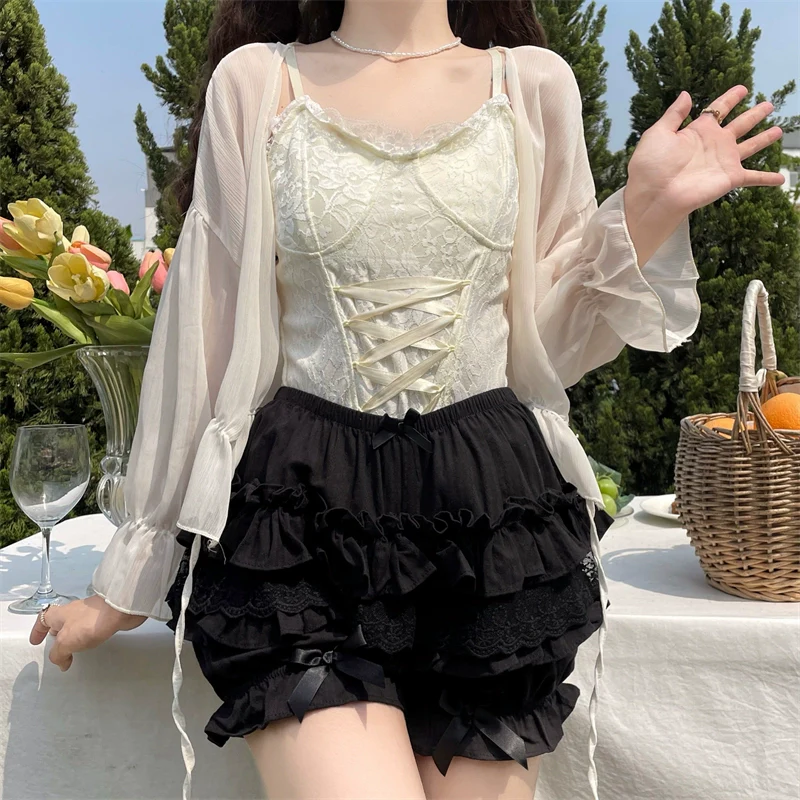 Daily Lolita Bloomers, Lace Leggings for Summer Wear - Image 17