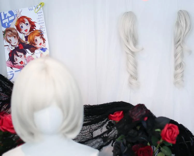 Dalao Home - Daily Lolita Curly Wig, Detachable Double Ponytail - Image 3