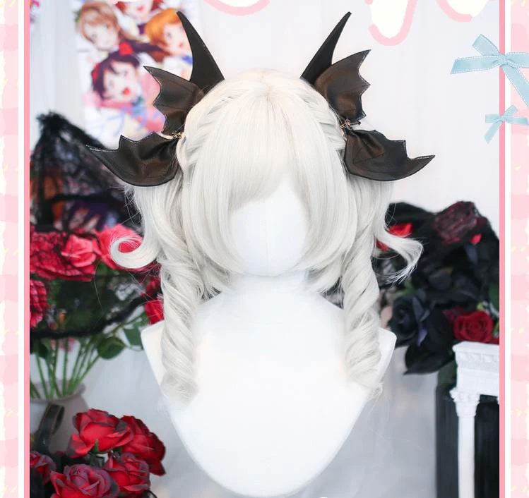 Dalao Home - Daily Lolita Curly Wig, Detachable Double Ponytail - Image 4