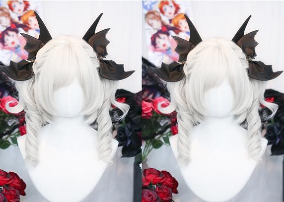 Dalao Home - Daily Lolita Curly Wig, Detachable Double Ponytail - Image 5