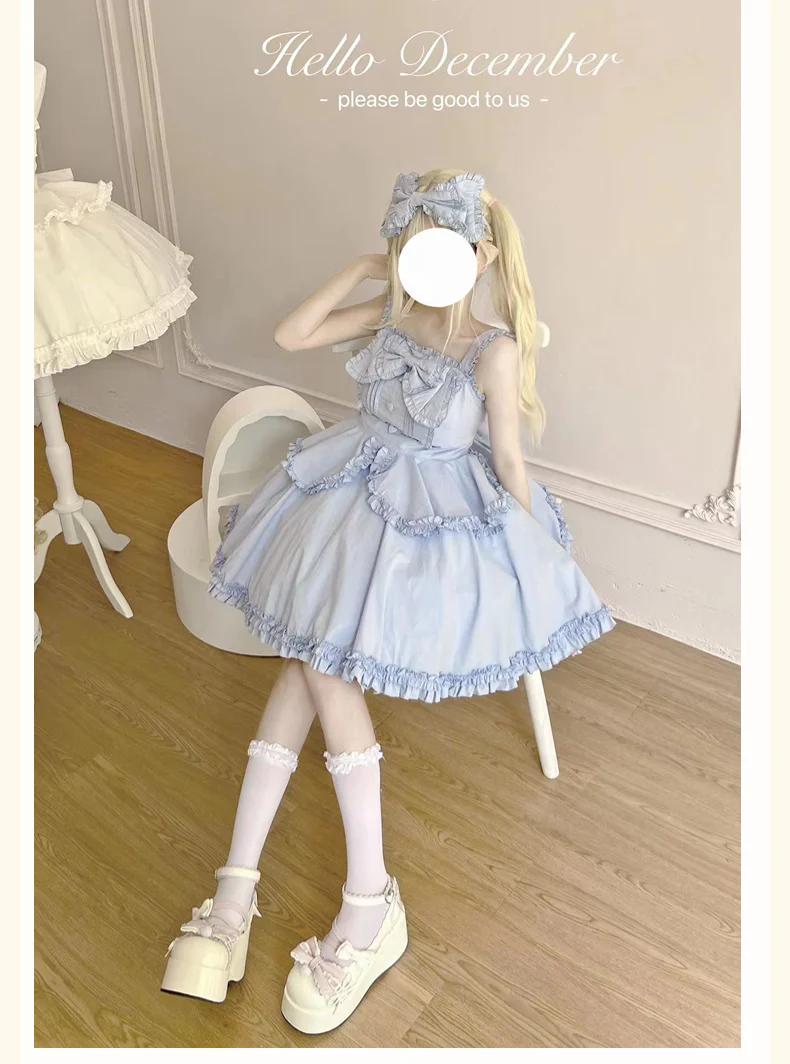 Plus Size Lolita JSK Dress Multicolors - Image 12