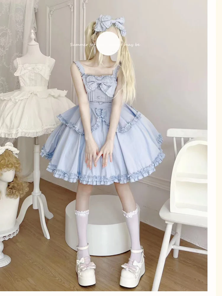 Plus Size Lolita JSK Dress Multicolors - Image 13